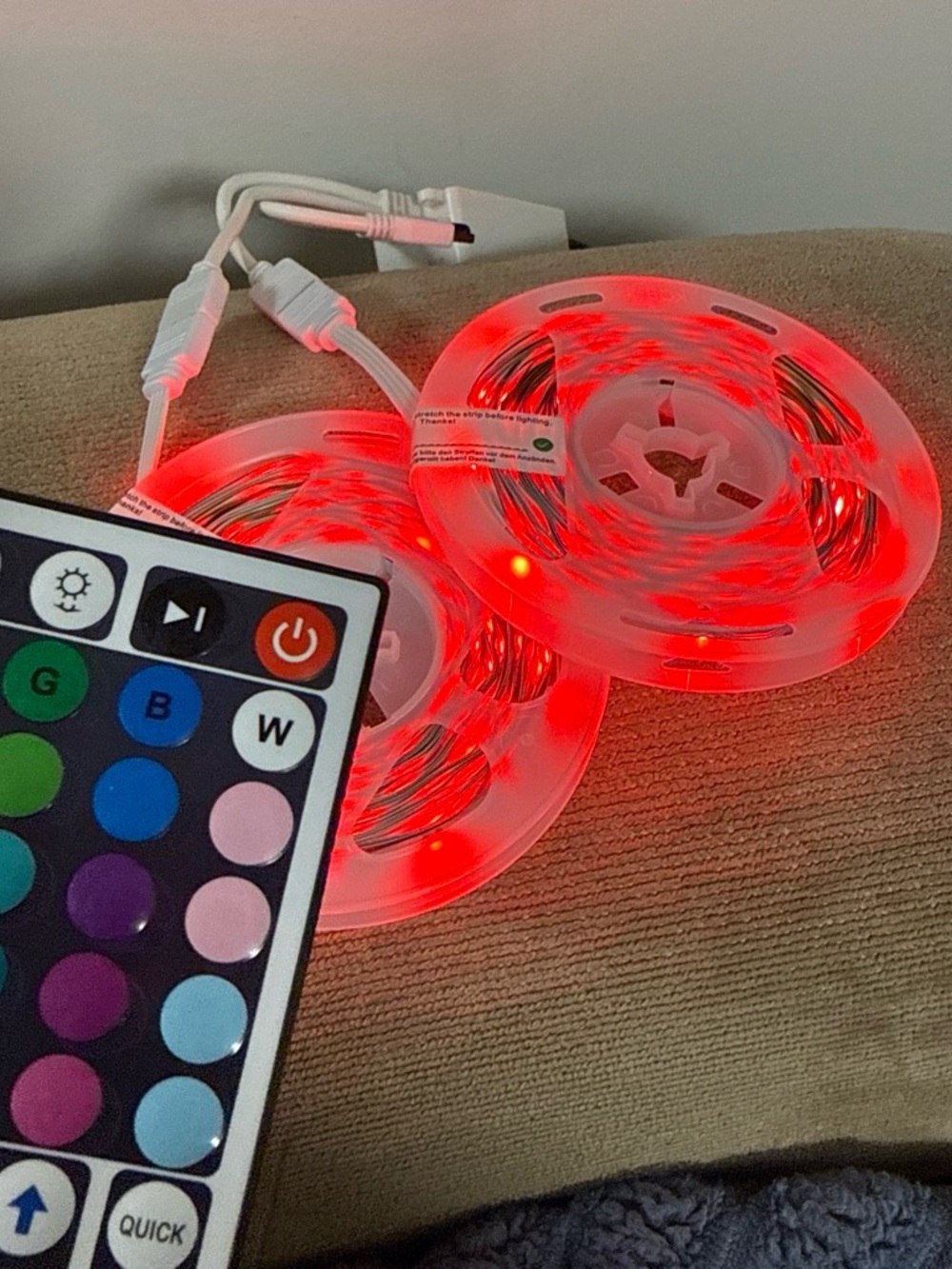 RGB LED Strip Light Kit with Remote - Multicolor - Picture 3 of 5